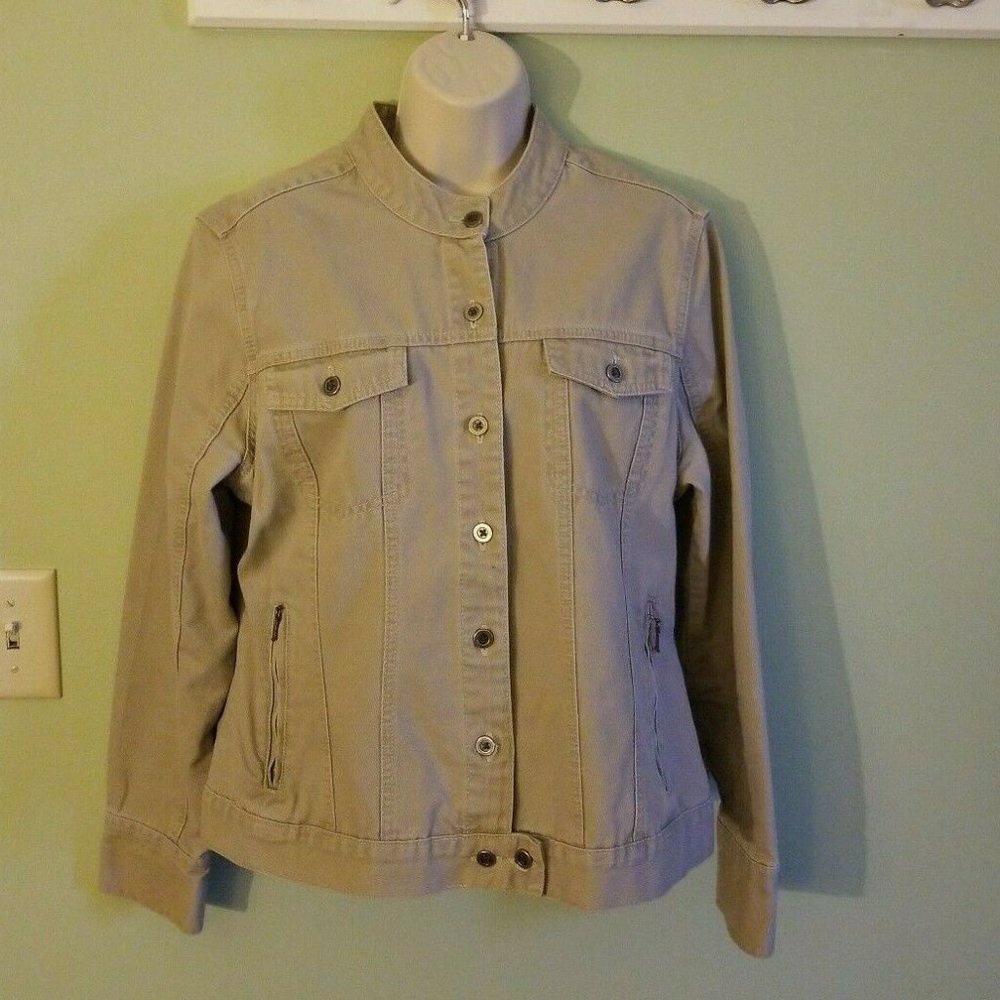 French Cuff Women’s Jean Jacket